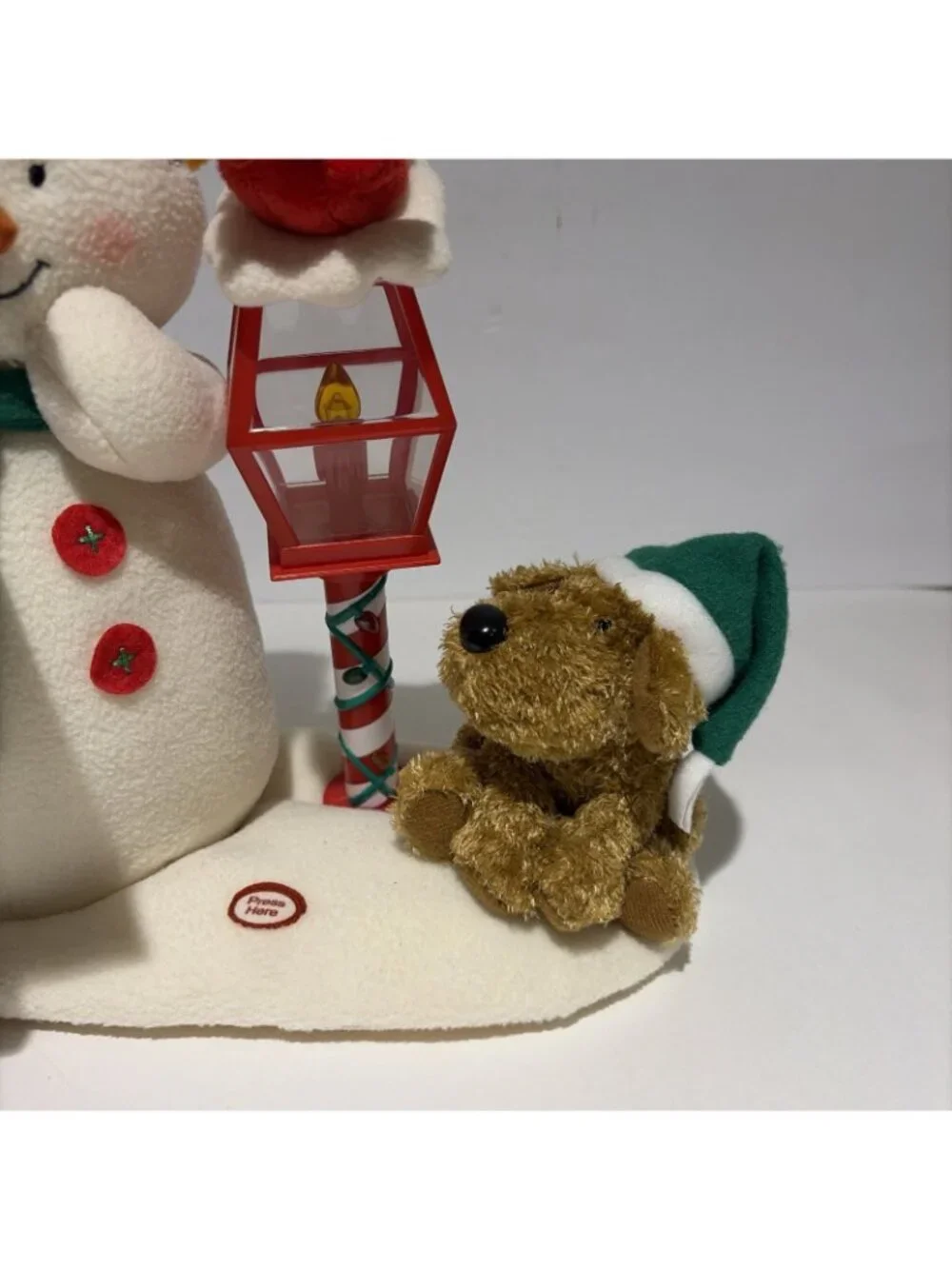 Hallmark 2013 Jingle Pals Merry Carolers Trio Snowman Lights Sound Motion W/Tags